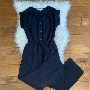 Womens Monteau medium black jumpsuit